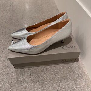 Silver Pumps - Clarks